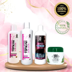 Combo 4 Pasos Alisado Orgánico TONKIYI x 500 ml
