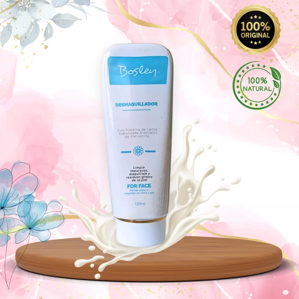 desmaquillador con proteina de leche y manzanilla